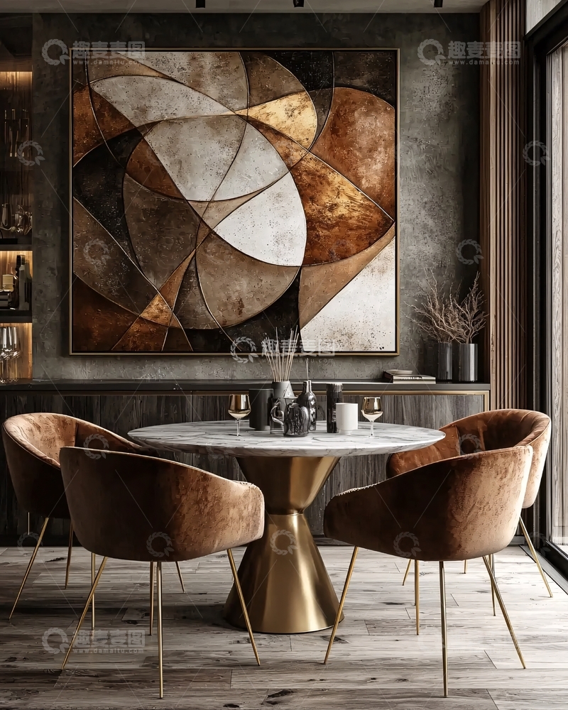 高清大图下载【趣麦麦图】现代抽象艺术装饰画