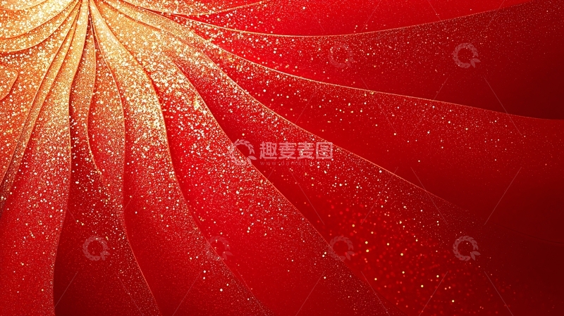 高清大图下载【趣麦麦图】红金色螺旋水滴背景