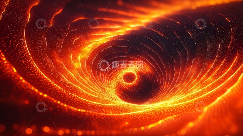 高清大图下载【趣麦麦图】火焰漩涡