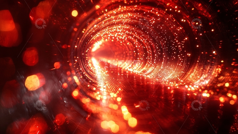 高清大图下载【趣麦麦图】红色漩涡光线