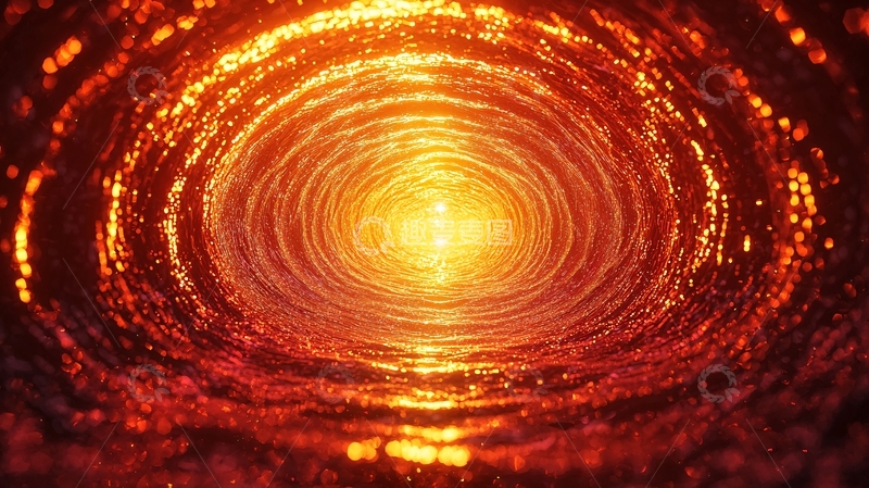 高清大图下载【趣麦麦图】旋转的火焰漩涡