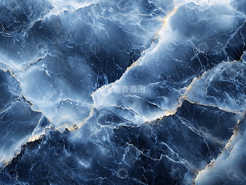 高清大图下载【趣麦麦图】蓝色大理石纹理