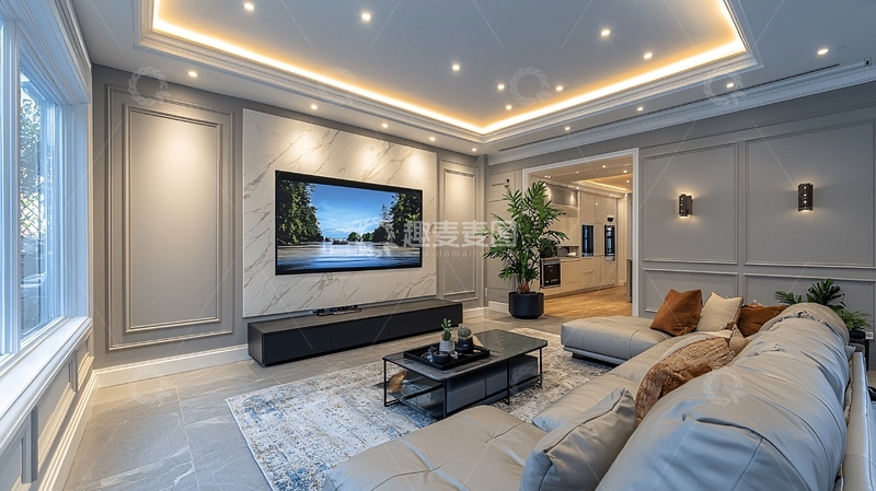 现代轻奢家居影音室