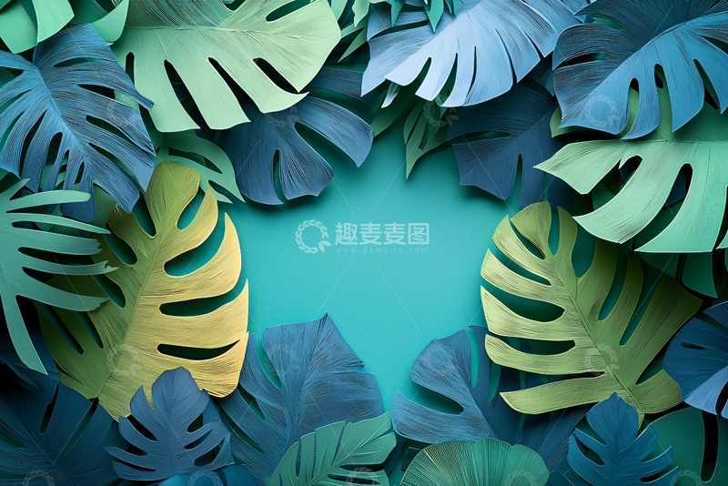 高清大图下载【趣麦麦图】绿植背景