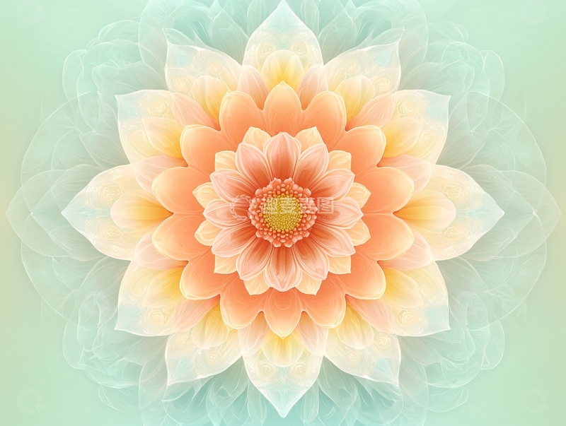 高清大图下载【趣麦麦图】抽象花朵