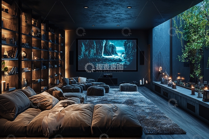 高清大图下载【趣麦麦图】私家影院