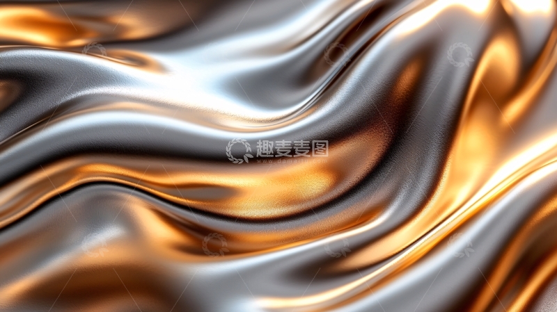 金色银色丝绸质感