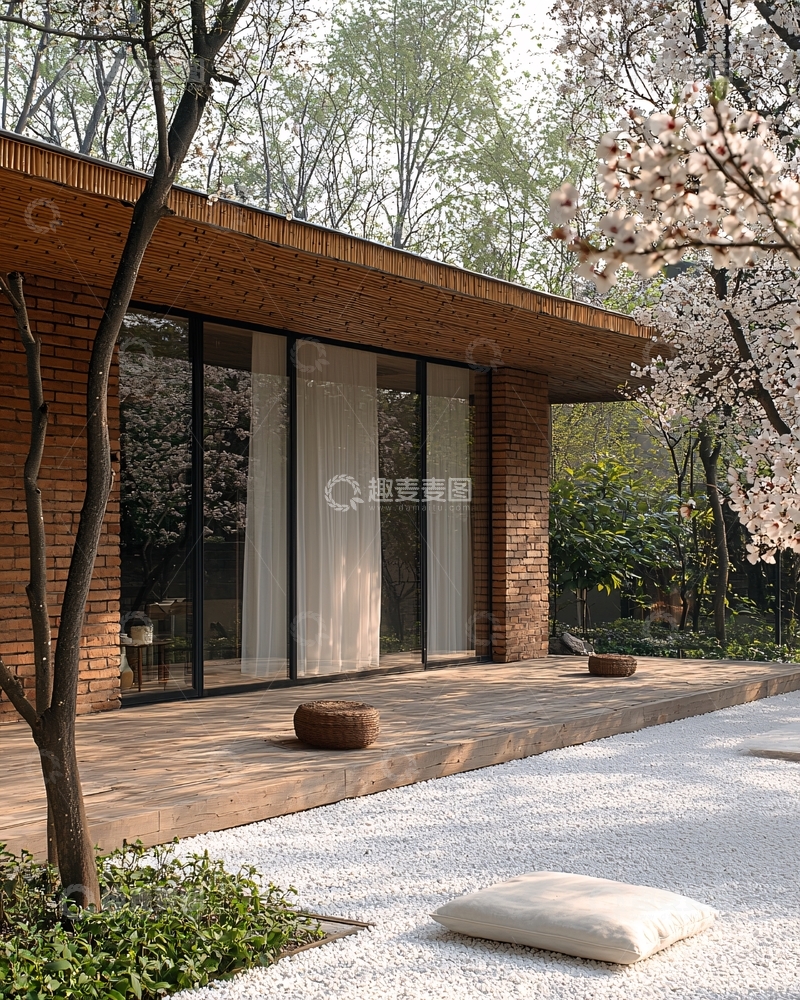 高清大图下载【趣麦麦图】日式庭院