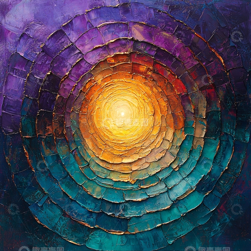 高清大图下载【趣麦麦图】抽象油画