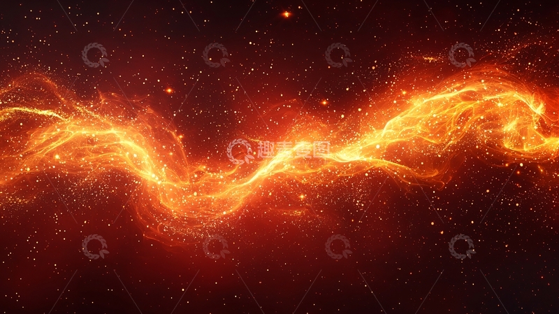 高清大图下载【趣麦麦图】火焰能量流