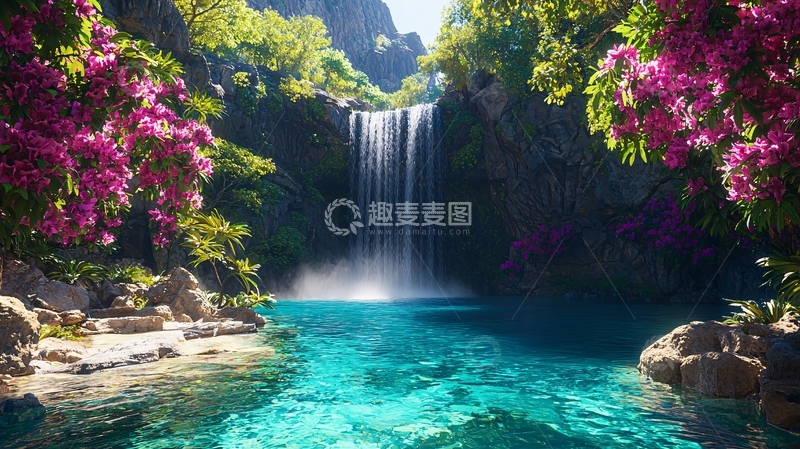 高清大图下载【趣麦麦图】瀑布63