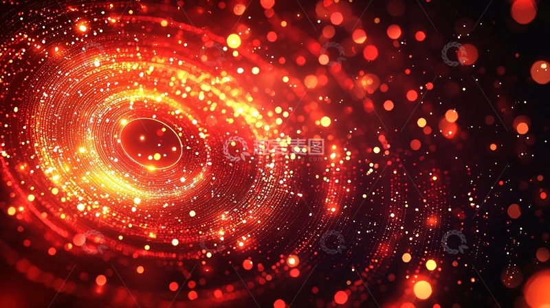 高清大图下载【趣麦麦图】红色能量环