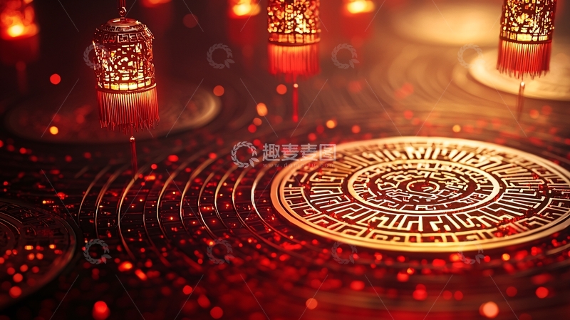 高清大图下载【趣麦麦图】中式祥瑞图案