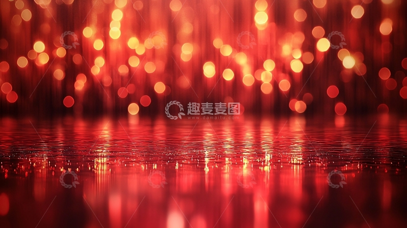 高清大图下载【趣麦麦图】红色背景