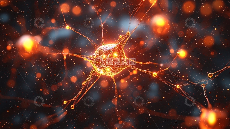 高清大图下载【趣麦麦图】神经元细胞结构图