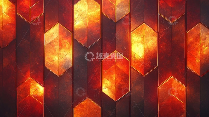 高清大图下载【趣麦麦图】火焰水晶纹理