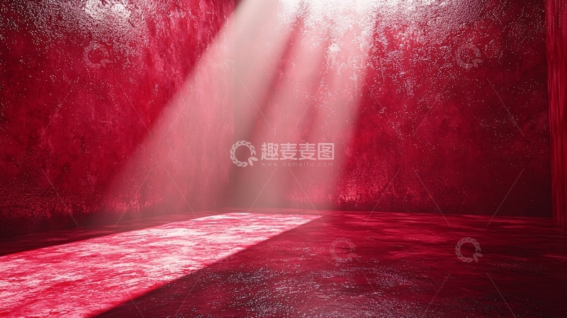 高清大图下载【趣麦麦图】红色背景