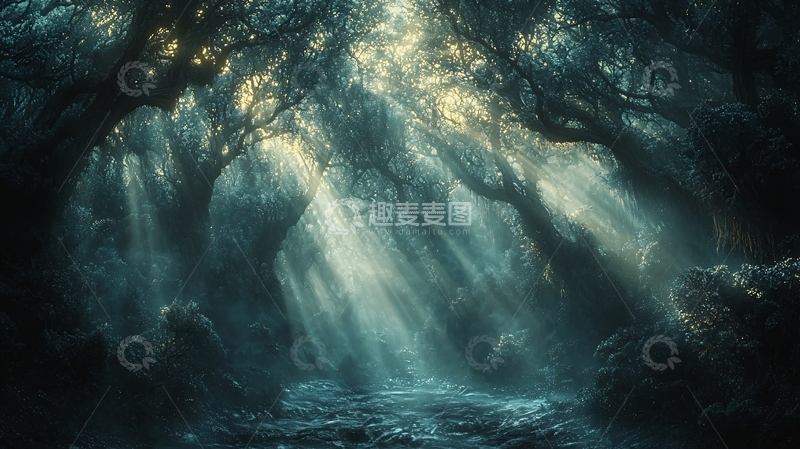 高清大图下载【趣麦麦图】神秘森林