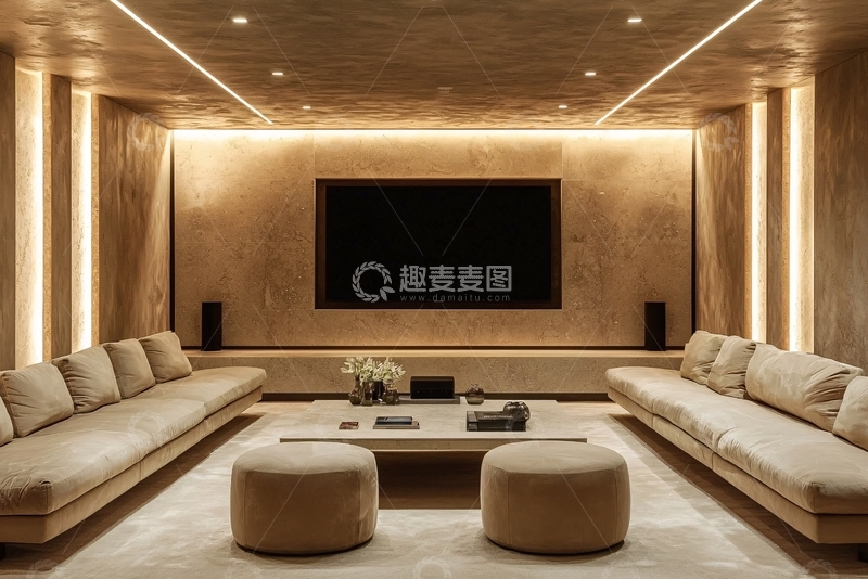 高清大图下载【趣麦麦图】豪华家庭影院