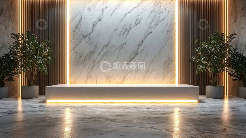 高清大图下载【趣麦麦图】极简风格大理石背景墙