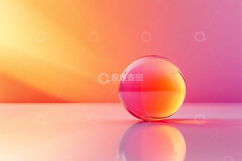 高清大图下载【趣麦麦图】彩色玻璃球