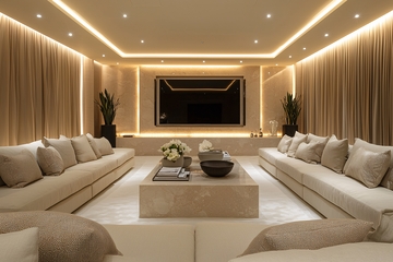 现代极简风家庭影院