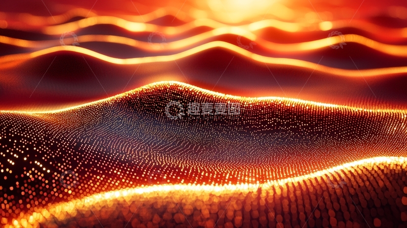 高清大图下载【趣麦麦图】燃烧的沙丘