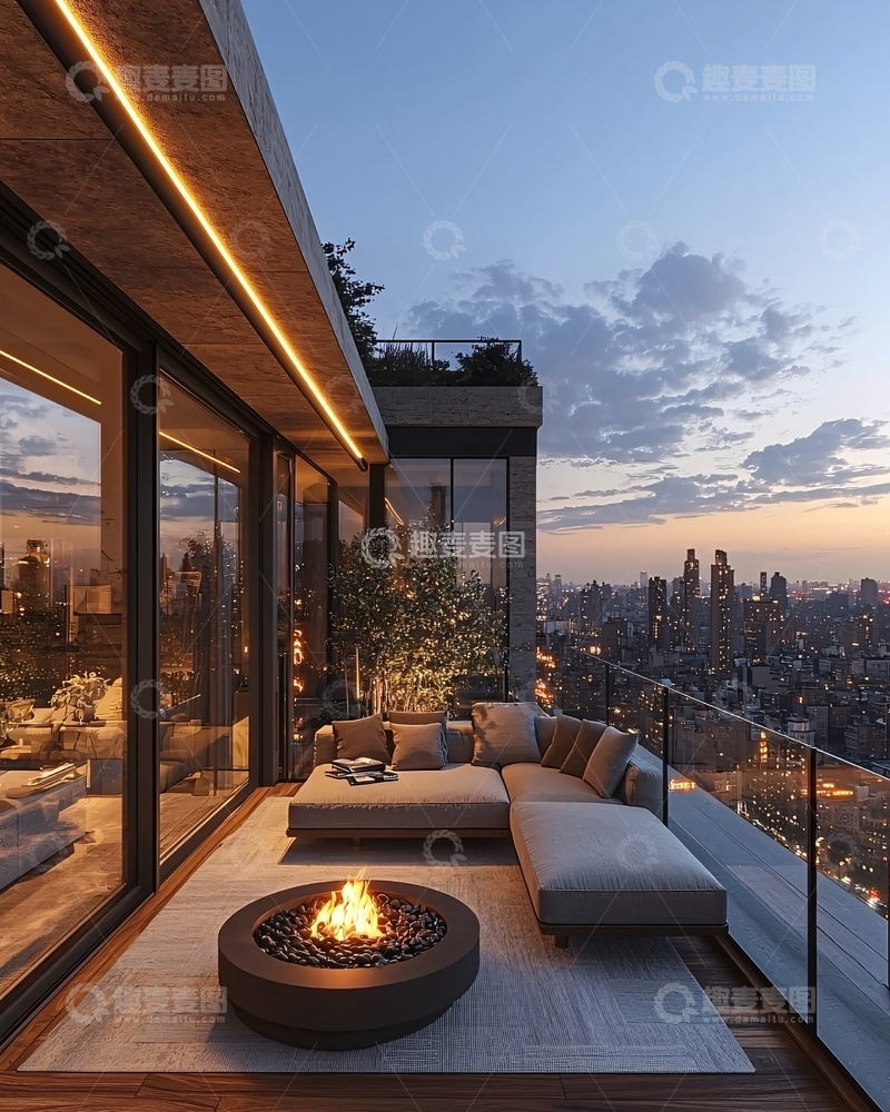 高清大图下载【趣麦麦图】都市夜景