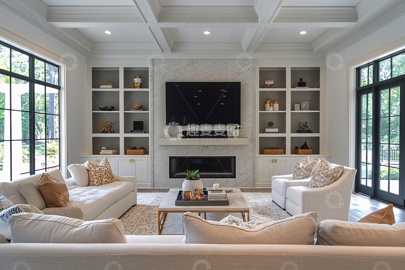 高清大图下载【趣麦麦图】现代简约客厅