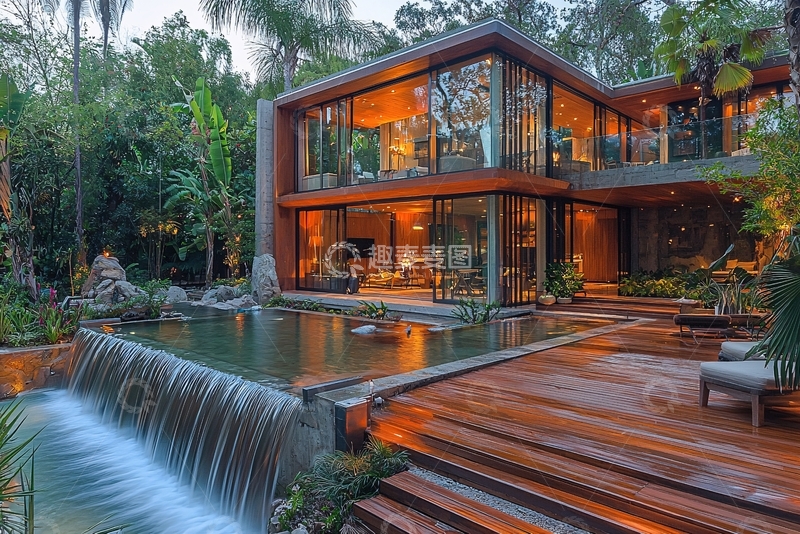 高清大图下载【趣麦麦图】现代简约别墅47