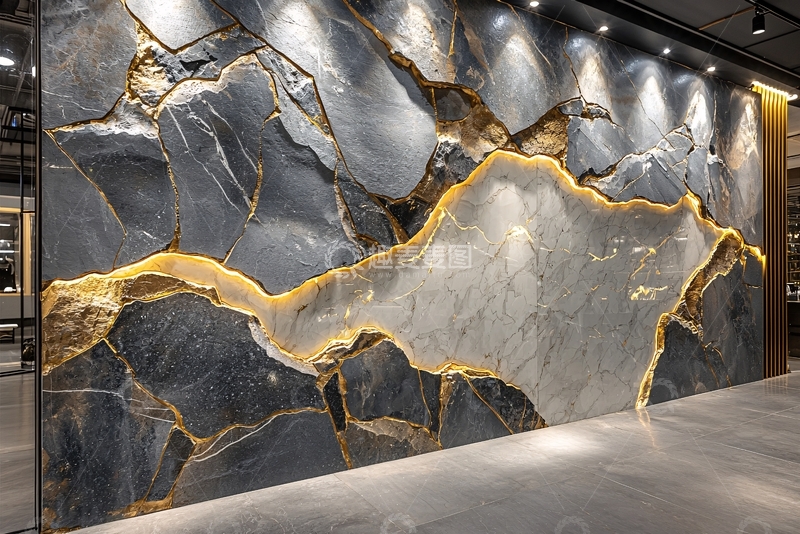 高清大图下载【趣麦麦图】高端大气石材背景墙