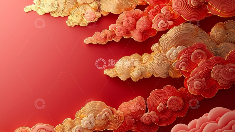 高清大图下载【趣麦麦图】祥云图案
