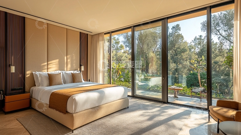 高清大图下载【趣麦麦图】现代简约卧室95