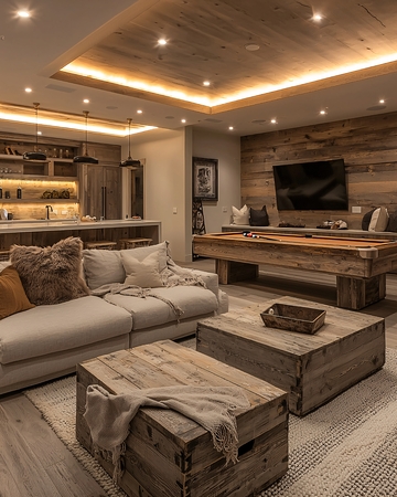 现代简约地下室设计