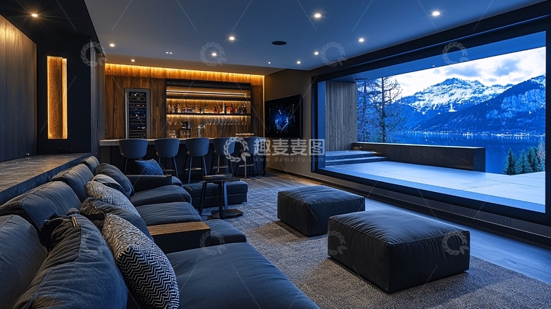 高清大图下载【趣麦麦图】高端家庭影院