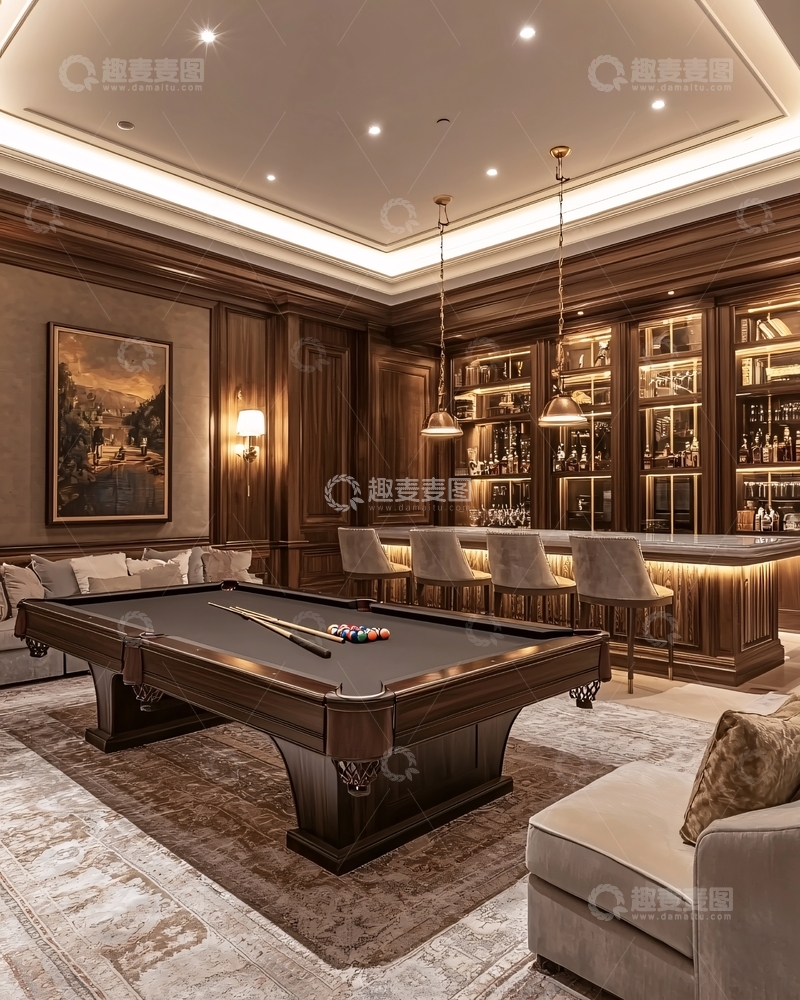 高清大图下载【趣麦麦图】高端私人会所酒廊