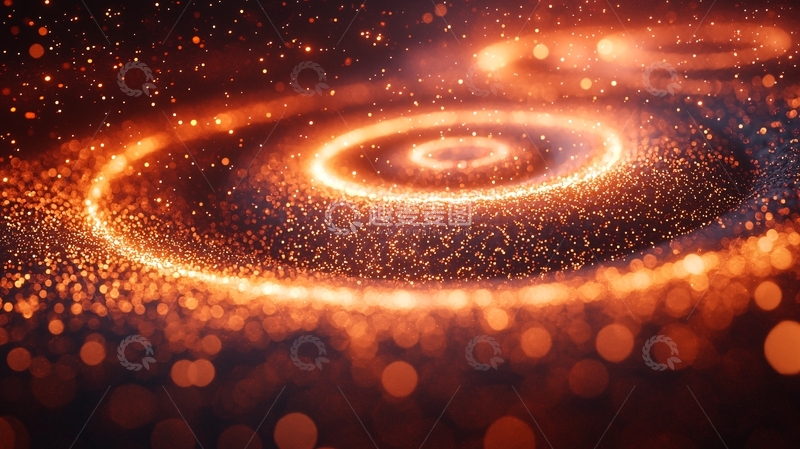 高清大图下载【趣麦麦图】光晕粒子旋转能量