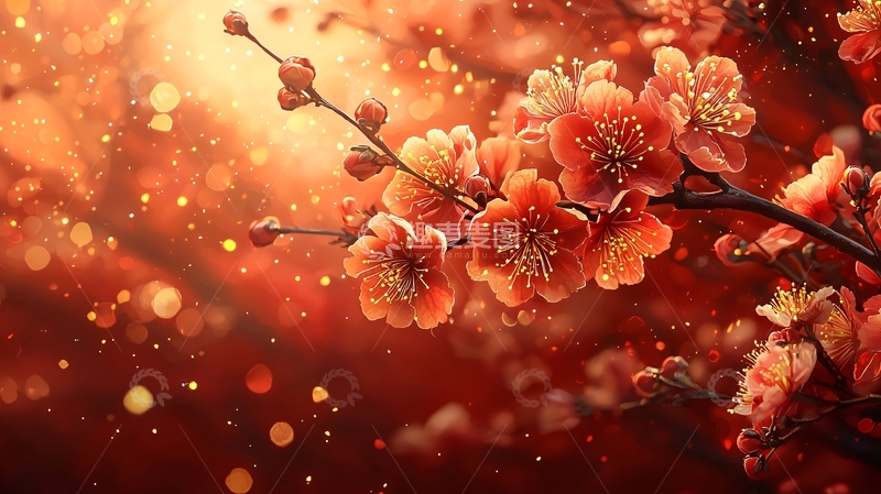 高清大图下载【趣麦麦图】红梅