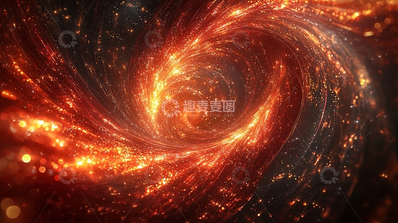 高清大图下载【趣麦麦图】火焰漩涡