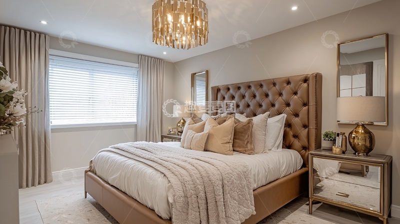 高清大图下载【趣麦麦图】现代简约卧室96