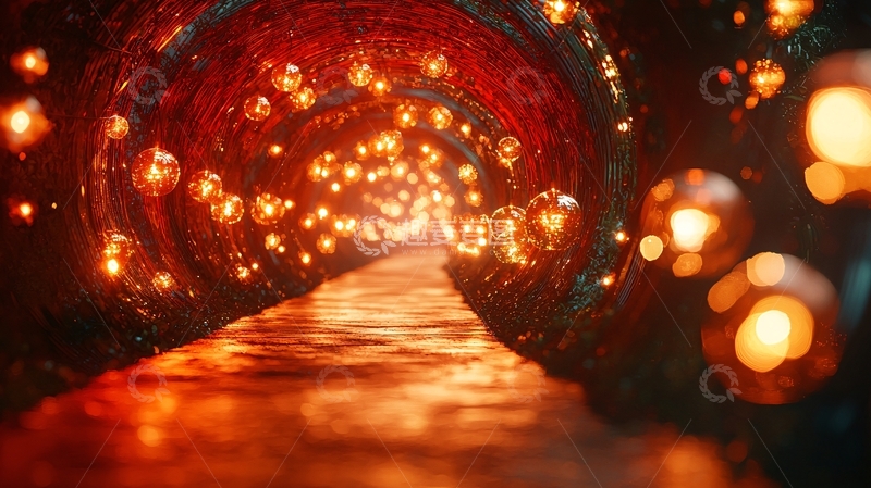 高清大图下载【趣麦麦图】光影隧道