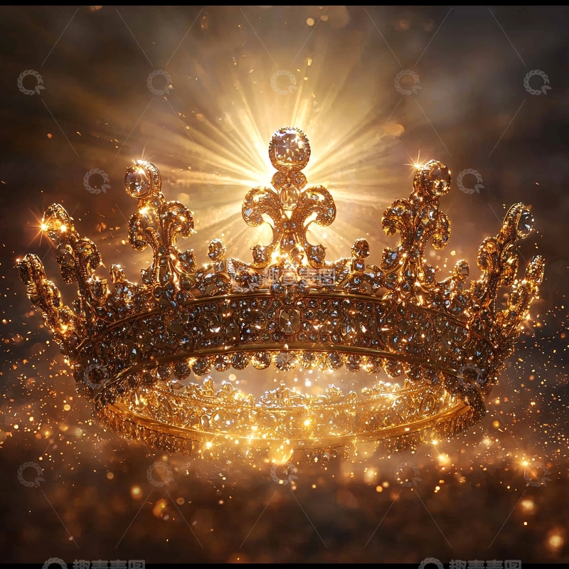 高清大图下载【趣麦麦图】金色闪耀的皇冠