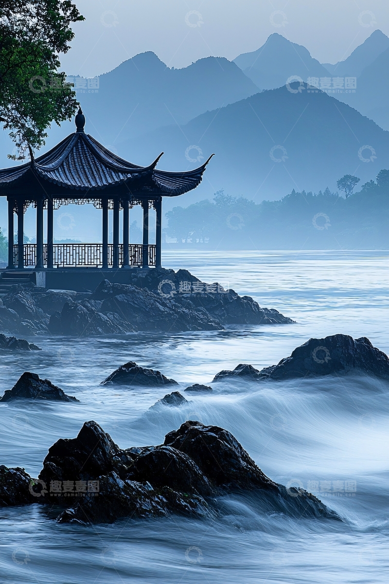 高清大图下载【趣麦麦图】水墨画