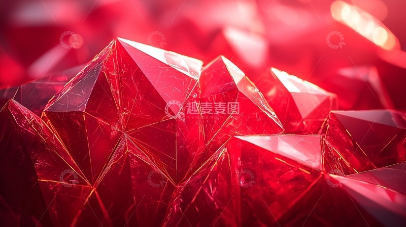 高清大图下载【趣麦麦图】红宝石晶体特写