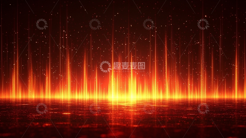 高清大图下载【趣麦麦图】火焰光柱