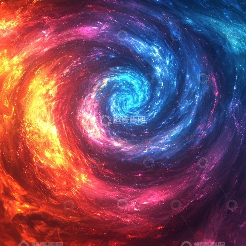 高清大图下载【趣麦麦图】旋转星云