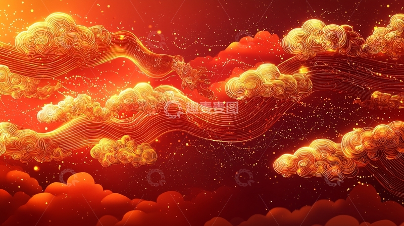 高清大图下载【趣麦麦图】祥云瑞气