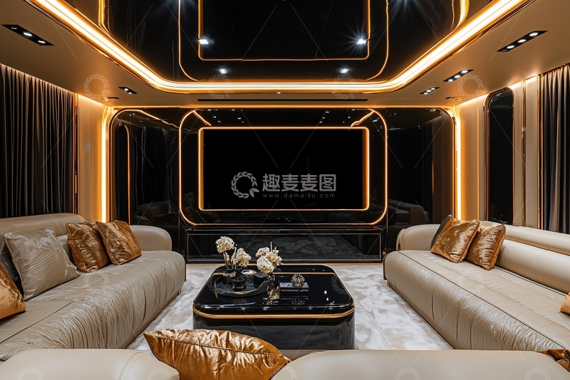 高清大图下载【趣麦麦图】奢华家居影院