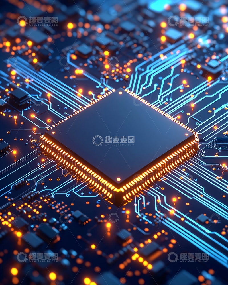 高清大图下载【趣麦麦图】电路板特写