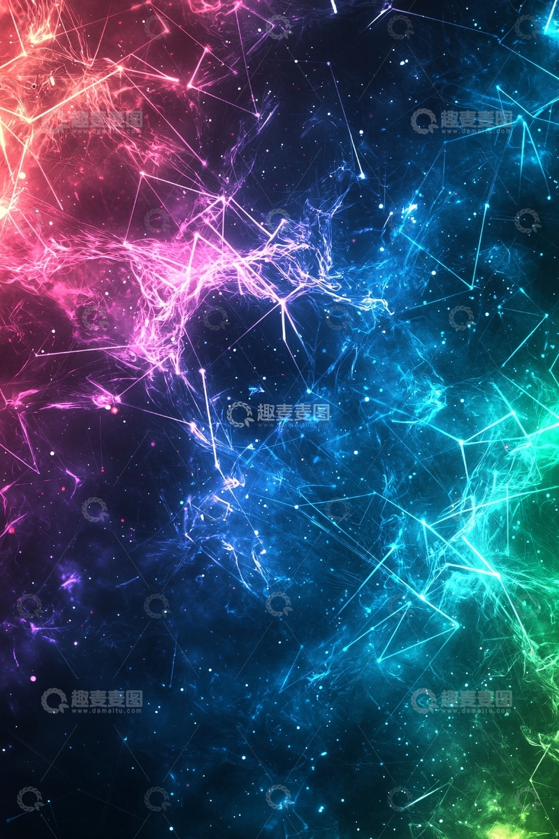 高清大图下载【趣麦麦图】绚丽多彩的宇宙星云